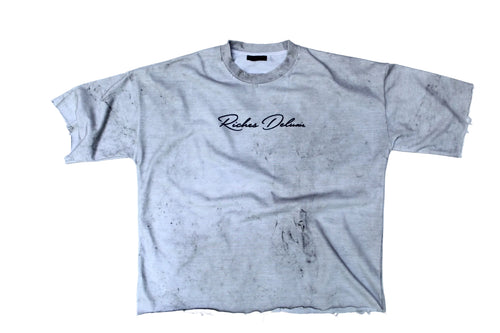 Riches Deluxe Signature Ash Wash Designer Tee – Black
