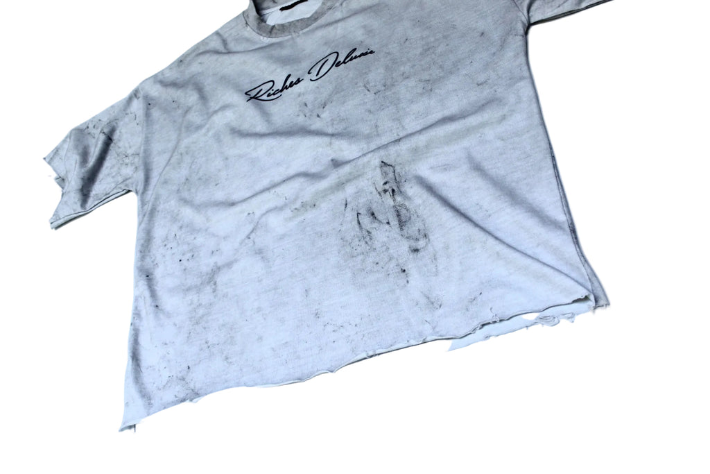 Riches Deluxe Signature Ash Wash Designer Tee – Black