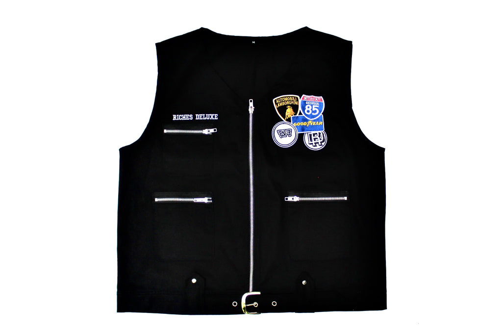Riches Deluxe Highway Club Utility Vest – Black Edition