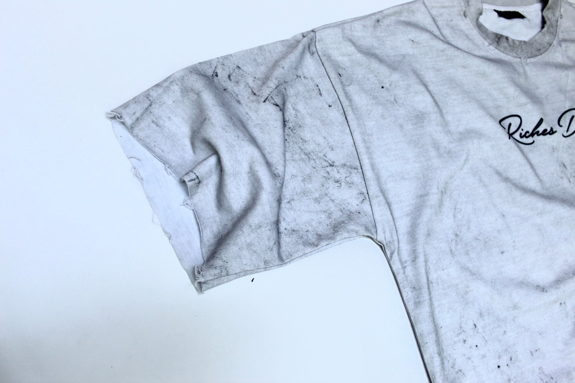 Riches Deluxe Signature Ash Wash Designer Tee – Black